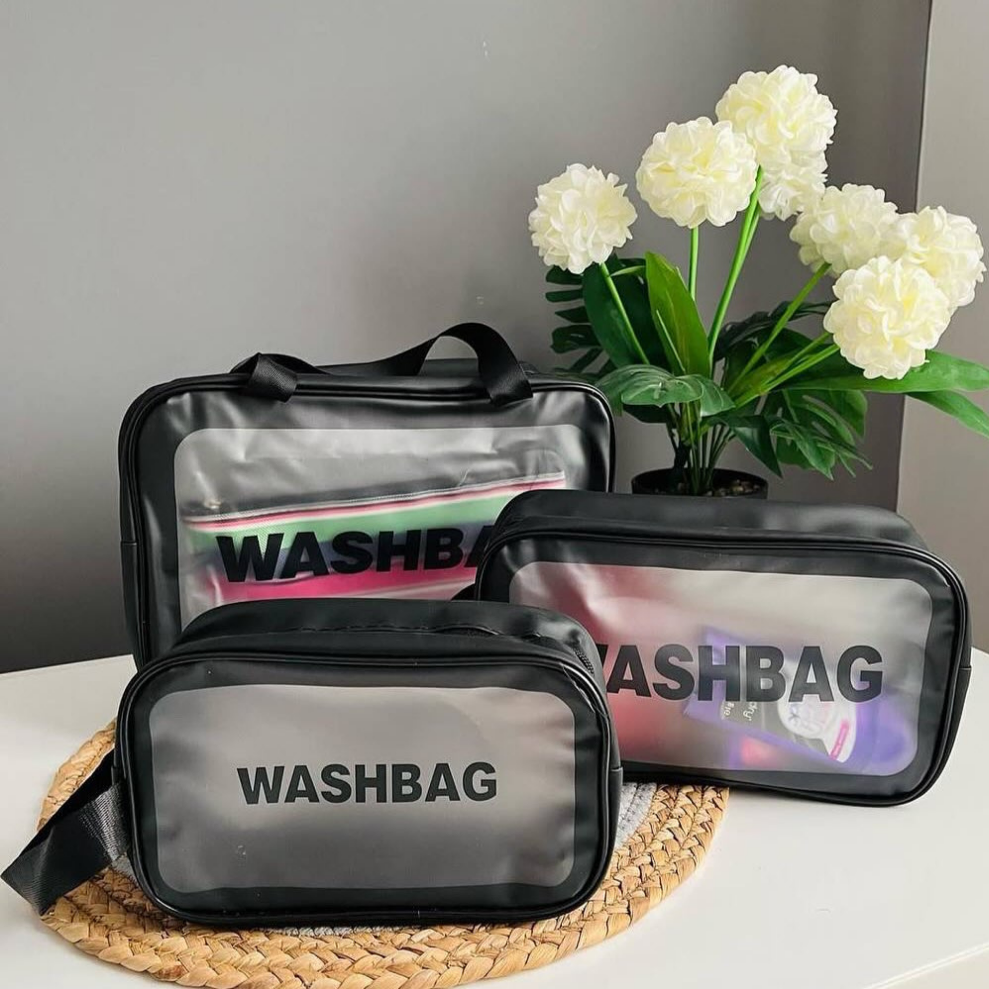 شنطة مكياج مجموعة 3 قطع | Cosmeticc Bag Package – 3 Bagss