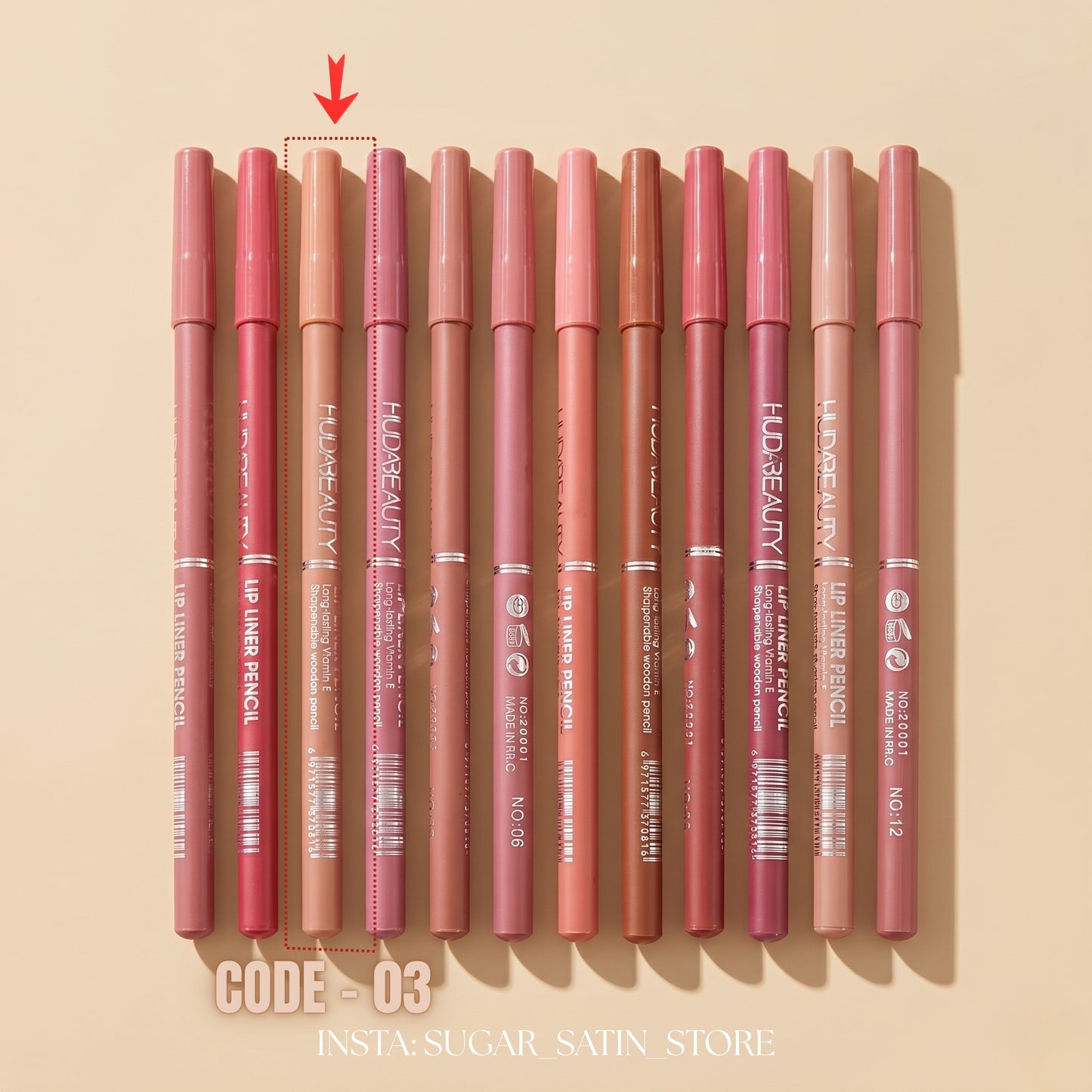 هدى بيوتي ليب لاينر ميرور اويجينال| Huda Beauty Lip Linear Mirror Original