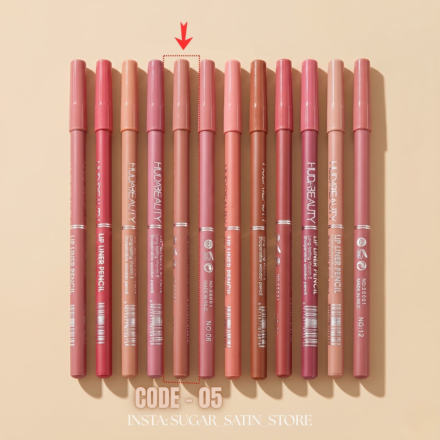 هدى بيوتي ليب لاينر ميرور اويجينال| Huda Beauty Lip Linear Mirror Original