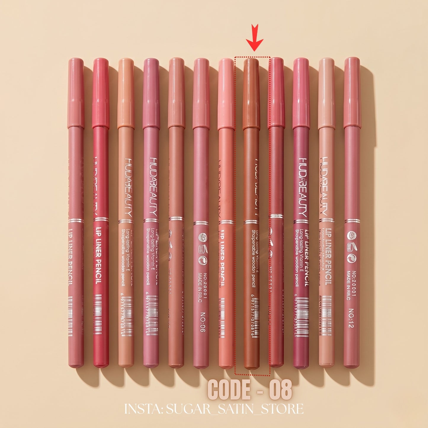 هدى بيوتي ليب لاينر ميرور اويجينال| Huda Beauty Lip Linear Mirror Original