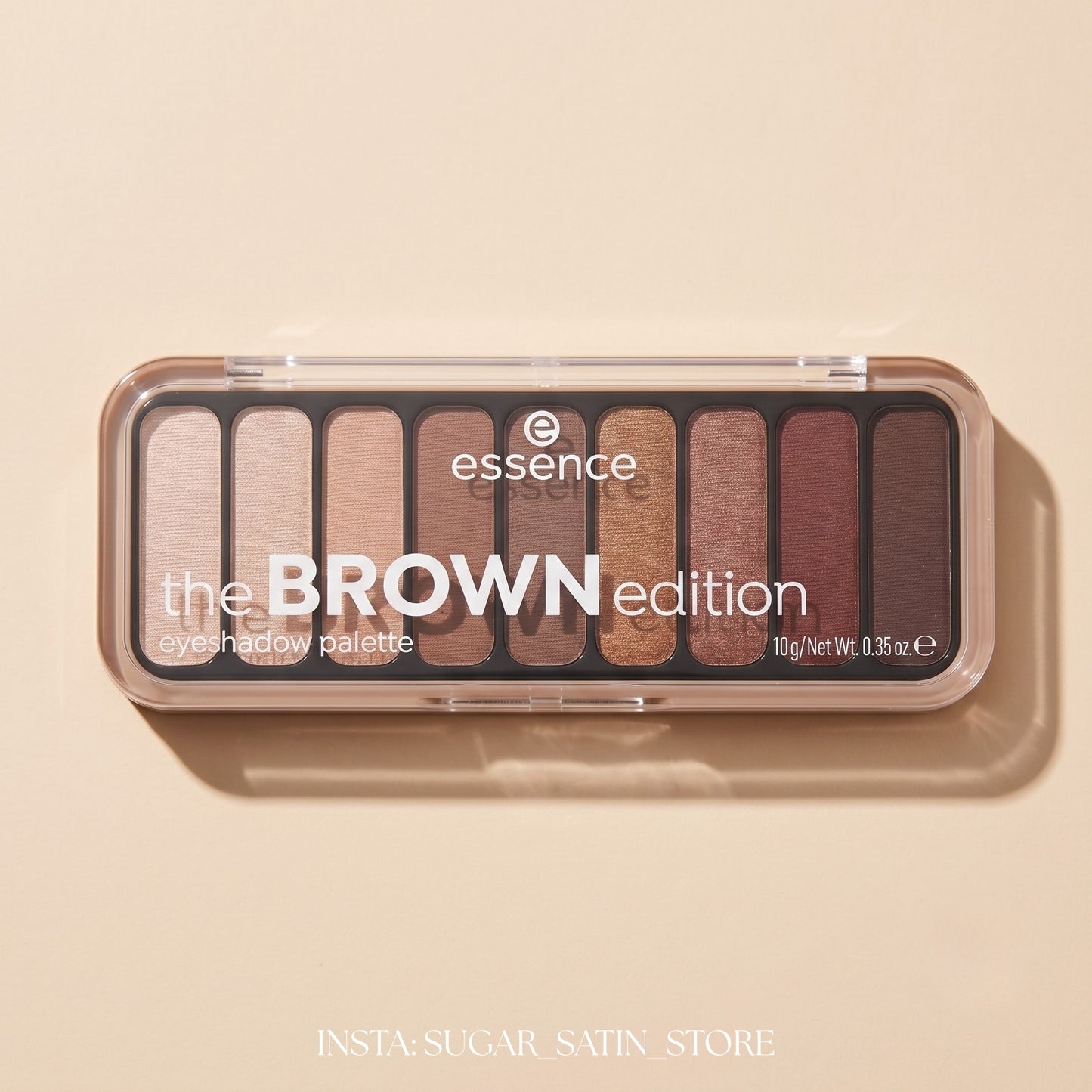 Essence The Brown Edition Eyeshadow Palette 30 Gorgeous Browns Warm Shades  - بالت ايشادو من ايسنس ذا براون إيديشن لون جورجيس براونز - [Original Product 100%]