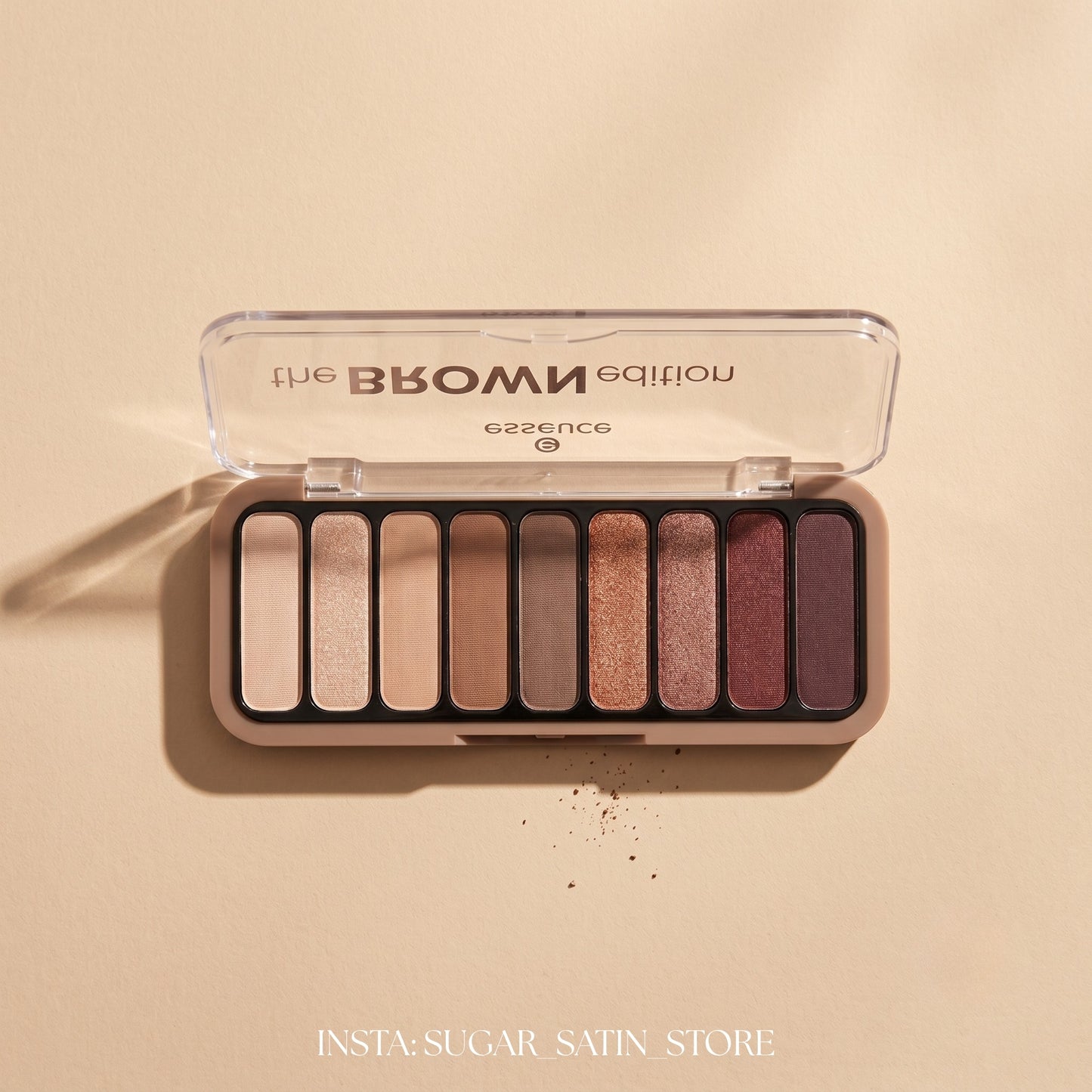 Essence The Brown Edition Eyeshadow Palette 30 Gorgeous Browns Warm Shades  - بالت ايشادو من ايسنس ذا براون إيديشن لون جورجيس براونز - [Original Product 100%]