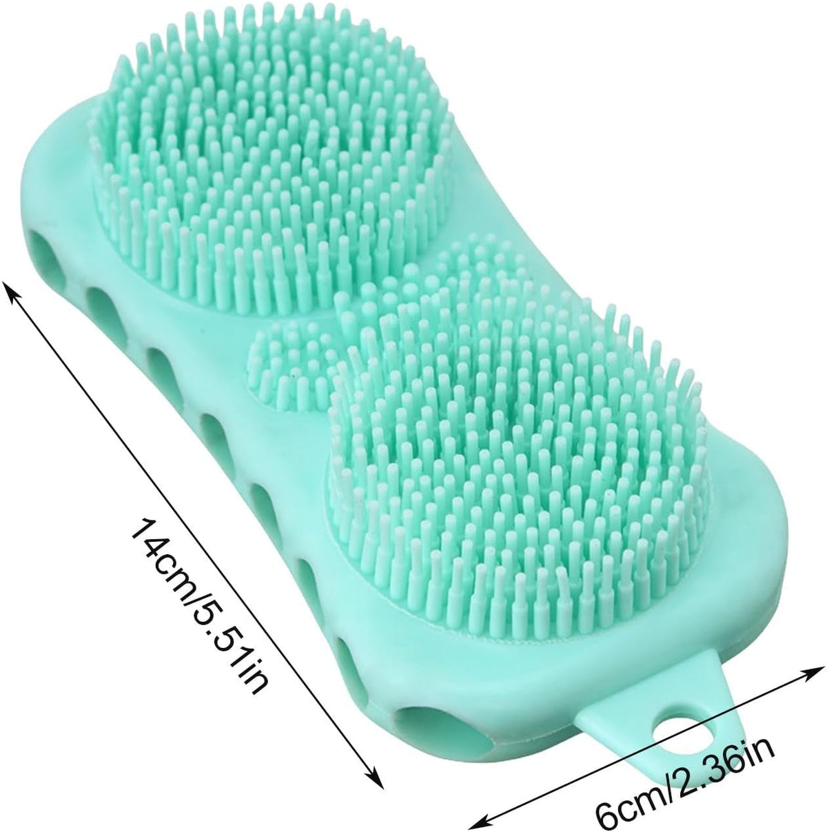 فرشة استحمام برميموم| Silicone Body Brush, Exfoliating Body Scrubber, Silicone Body Scrubber Loofah