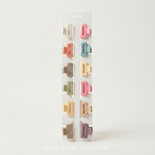 كارت مشابك شعر متعددة الألوان | Hair Clips Set