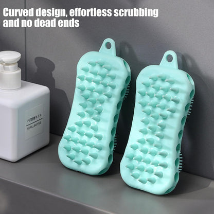 فرشة استحمام برميموم| Silicone Body Brush, Exfoliating Body Scrubber, Silicone Body Scrubber Loofah