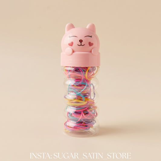 علبة اساتك ألوان | Wholesale Rabbit Bottled Disposable