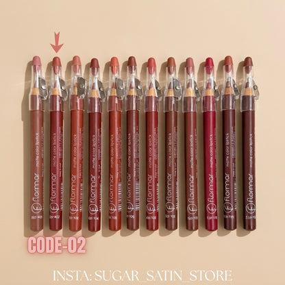 قلم روج خشب فلورمار – Flormar Lip Linear – Mirror Original