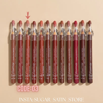 قلم روج خشب فلورمار – Flormar Lip Linear – Mirror Original