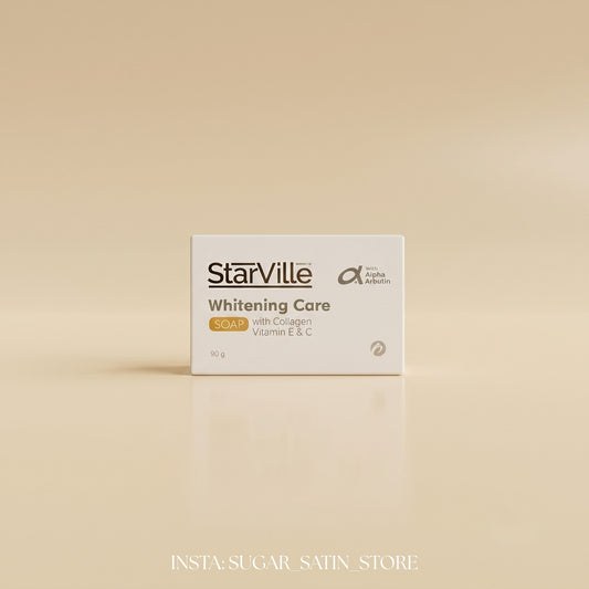 ستارفيل صابونة تفتيح 100 مل| Starville Whitening Soap 100gm - [Original Product 100%]