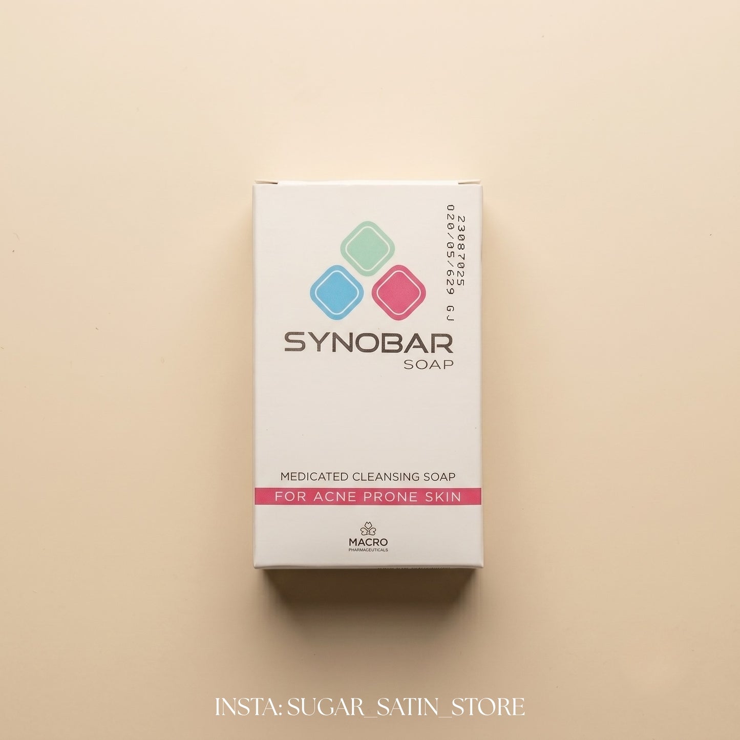 صابونة سينوبار للبشرة المعرضة لحب الشباب من ماكرو - 100 جم| Synobar Acne Prone Soap - [Original Product 100%]