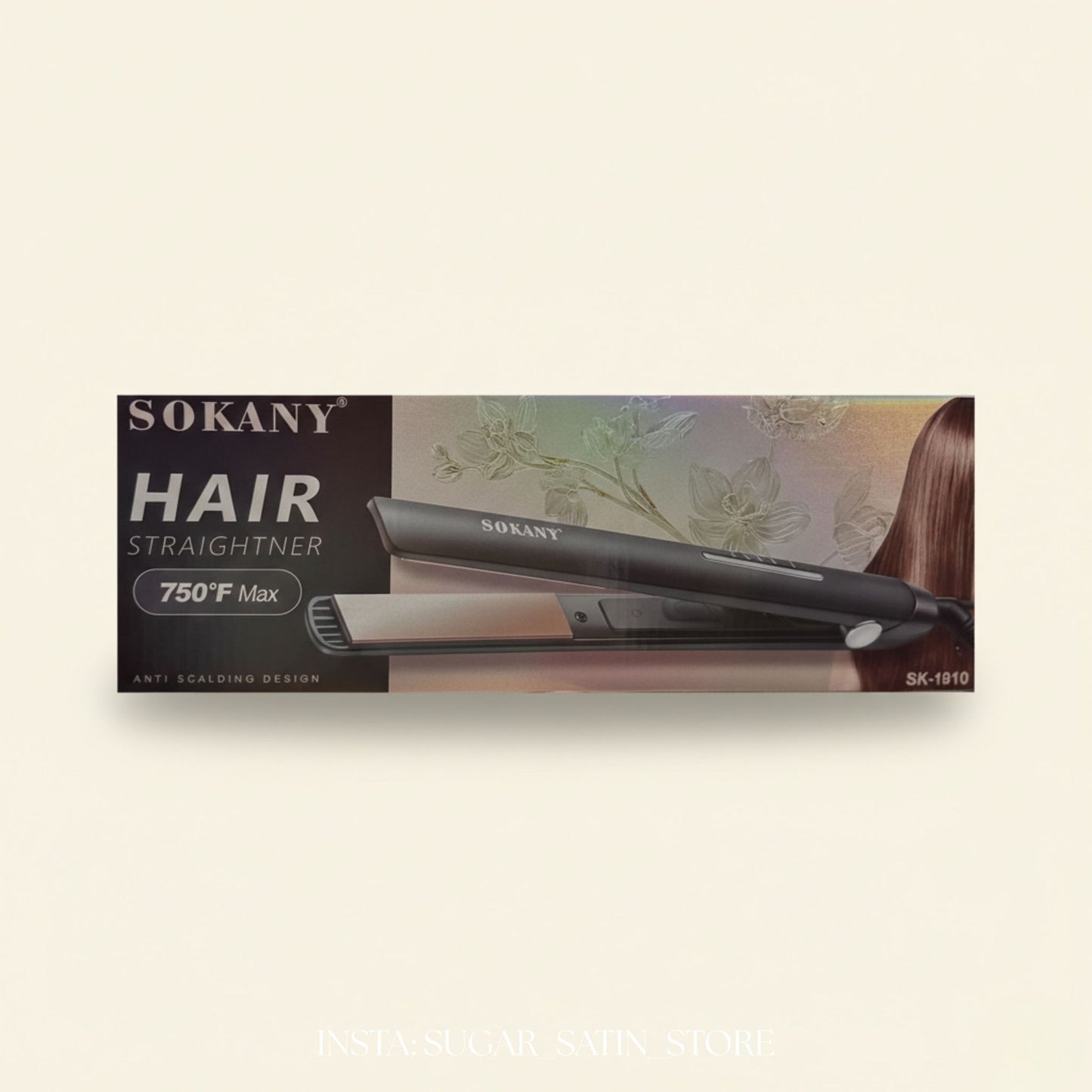 فرش حرارية سوكاني | Sokany Thermal Brushes SK-1910 Professional Hair Straightener