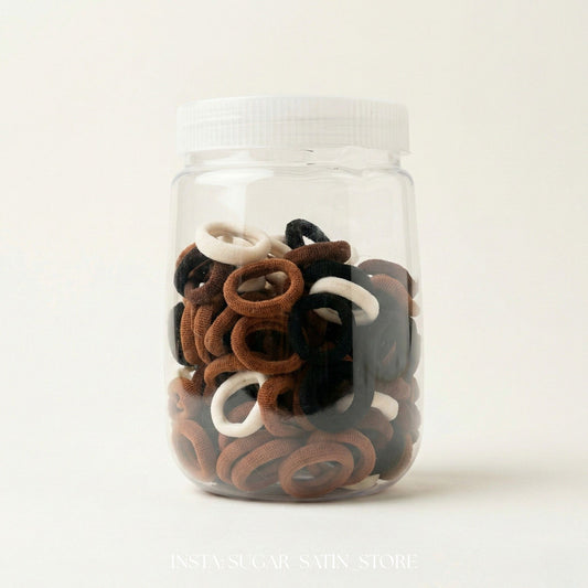 علبة توك ألوان | Colorful Hair Ties Box