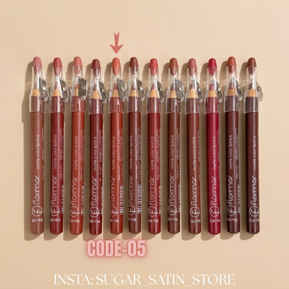قلم روج خشب فلورمار – Flormar Lip Linear – Mirror Original