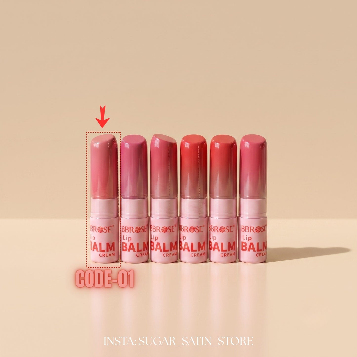 ليب بالم بيبي روز | Lip Balm BBROSE  - [Original Product 100%]