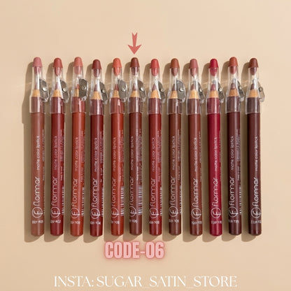 قلم روج خشب فلورمار – Flormar Lip Linear – Mirror Original