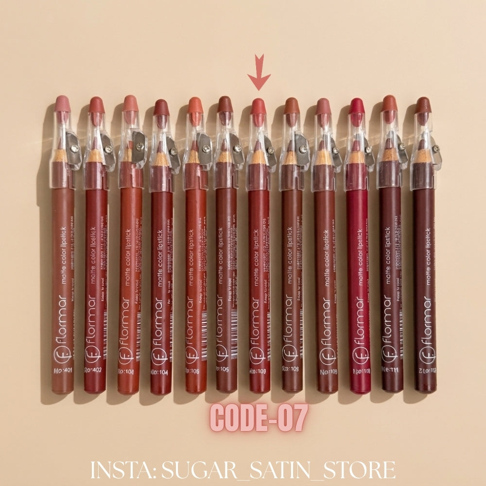 قلم روج خشب فلورمار – Flormar Lip Linear – Mirror Original