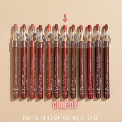 قلم روج خشب فلورمار – Flormar Lip Linear – Mirror Original