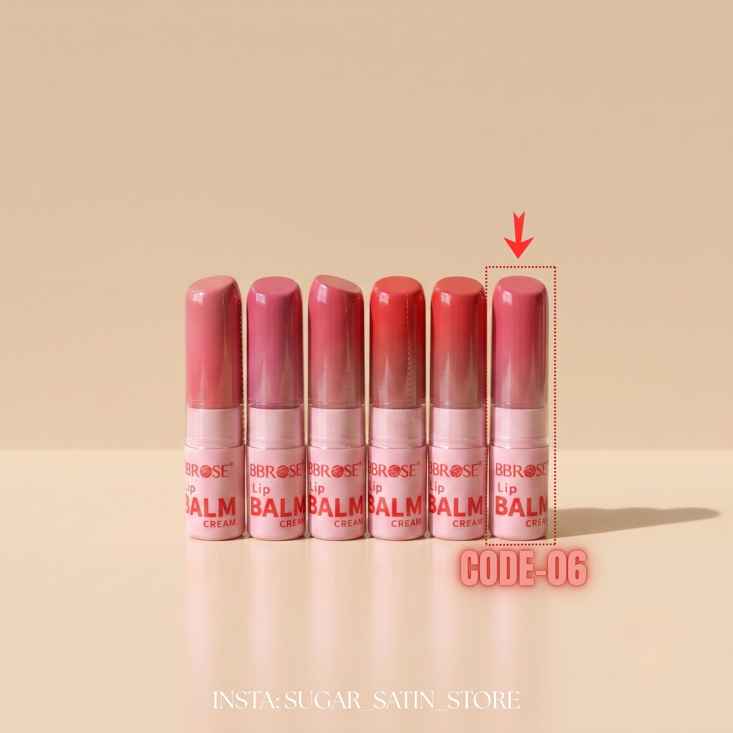 ليب بالم بيبي روز | Lip Balm BBROSE  - [Original Product 100%]