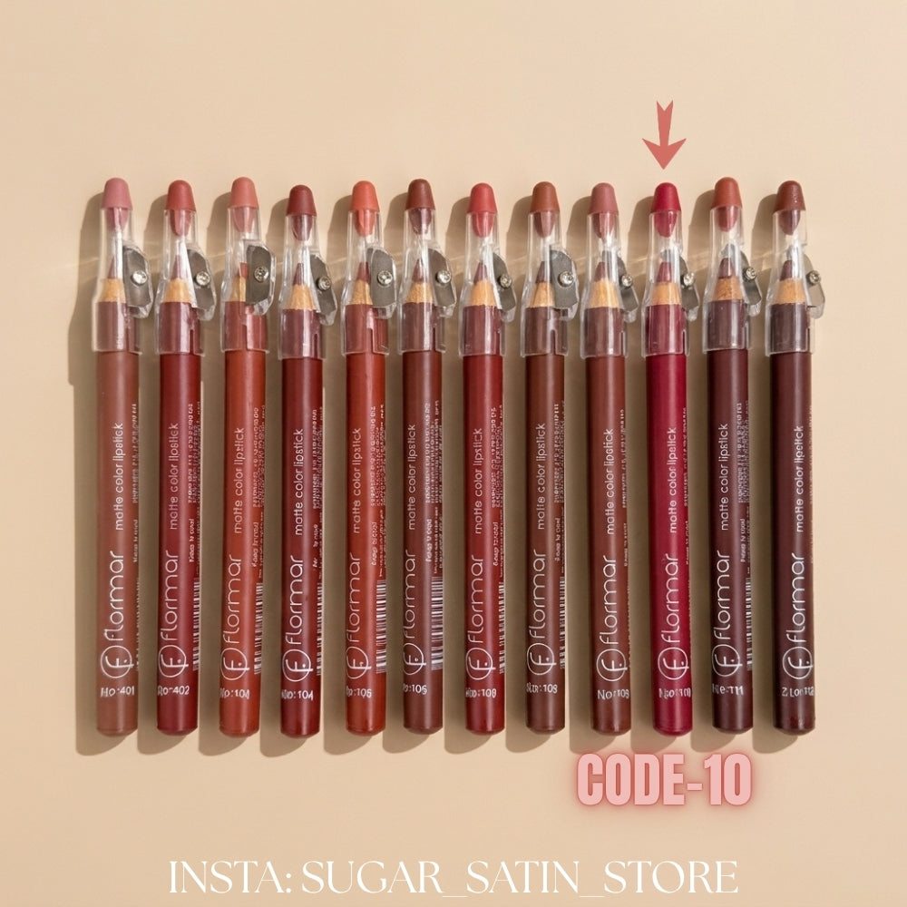 قلم روج خشب فلورمار – Flormar Lip Linear – Mirror Original