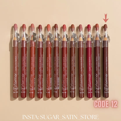 قلم روج خشب فلورمار – Flormar Lip Linear – Mirror Original