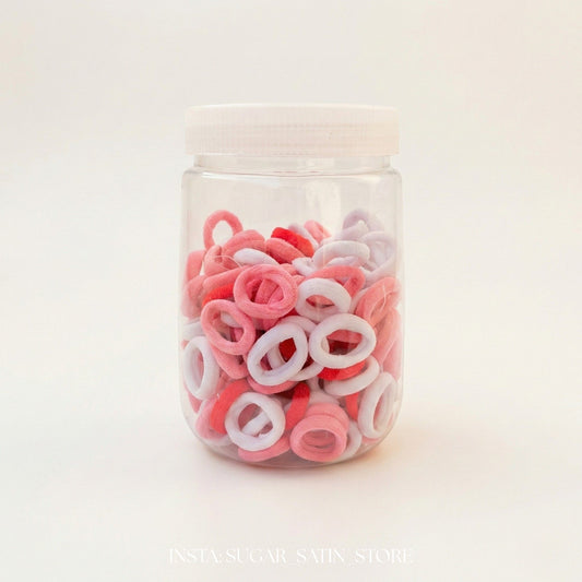 علبة توك ألوان | Colorful Hair Ties Box