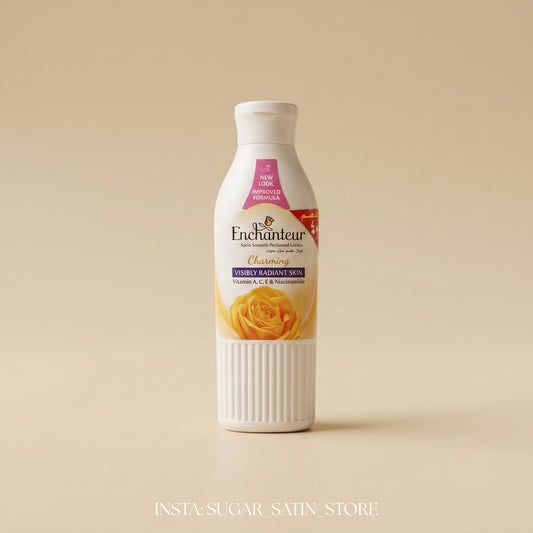 انشانتر لوشن معطر جذابة 250 مل  | Enchanteur Satin Smooth- Alluring Lotion 125 gm - [Original Product 100%]