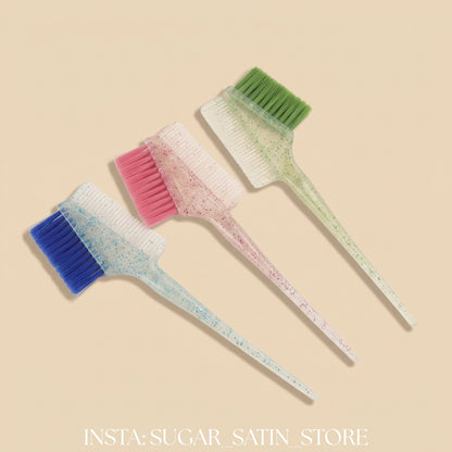 فرشة صبغة شفافة بجليتر | Transparent Glitter Hair Dye Brush