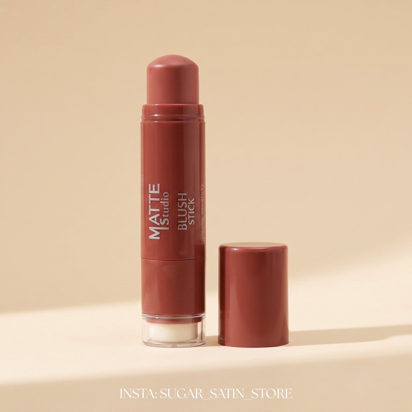 اماندا  بلاشر مات ستديو | Amanda Milano Matte Studio Blush Stick  - [Original Product 100%]