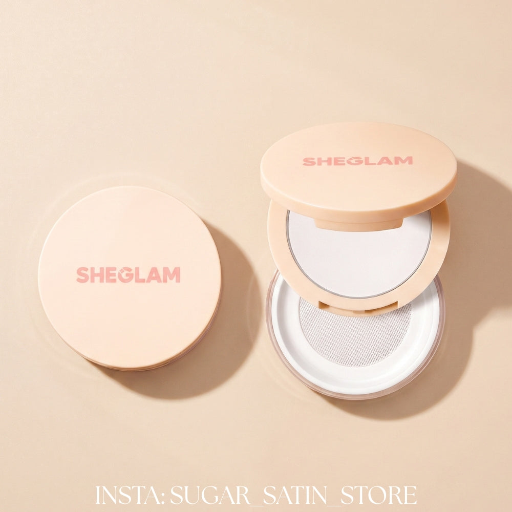 بودرة تثبيت المكياج انستا ريدي للوجه وتحت العين من شيجلام| Sheglam Insta-Ready Ultra-Fine Blur & Lift Setting Powder Duo - [Original Product 100%]