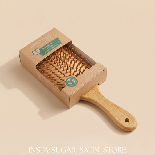 فرشة شعر خشب طبيعي | Natural Wooden Hair Brush