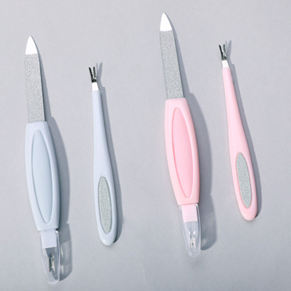 مجموعة مقرّد ومنظف أظافر | Nail File & Cleaner Set