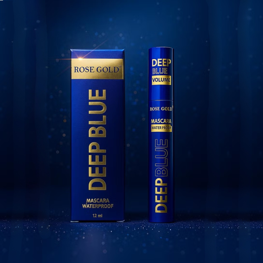 مسكارا روز جولد الأزرق العميق – Rose Gold Deep Blue Mascara - [Original Product 100%]