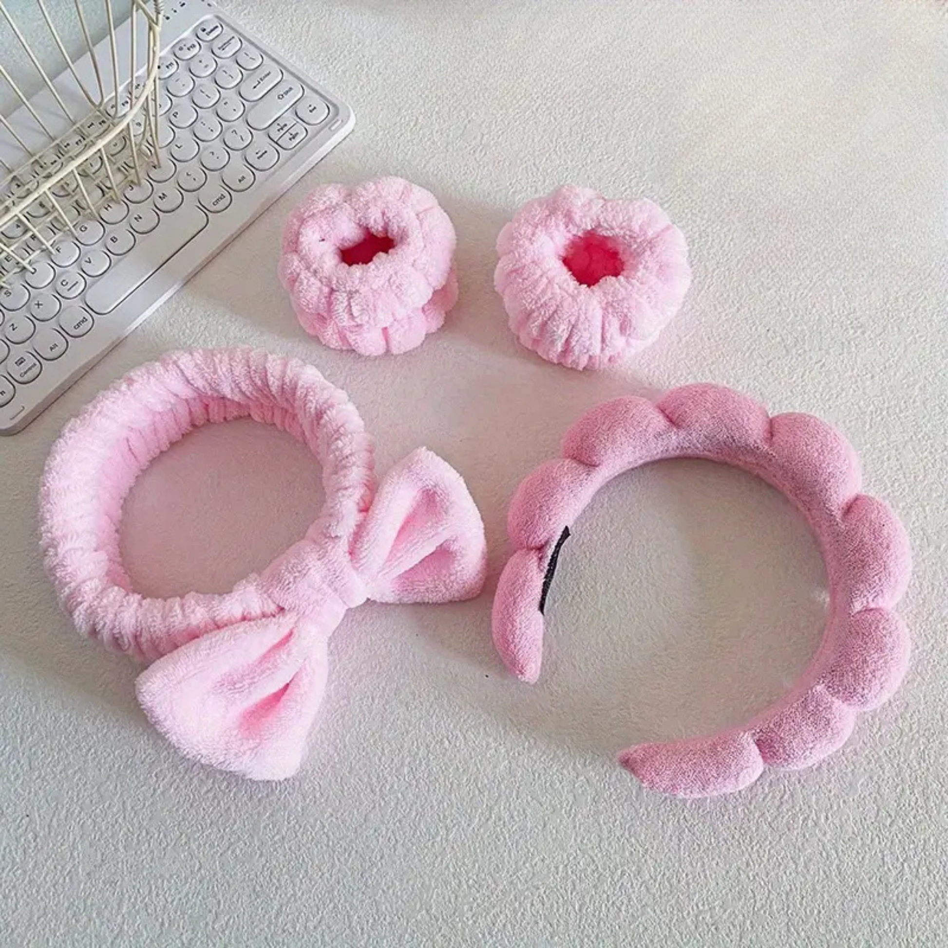 طوق شي إن + هاند باند شي ان+ هيد باند شي إن | SHEIN Head & Hair Band Set