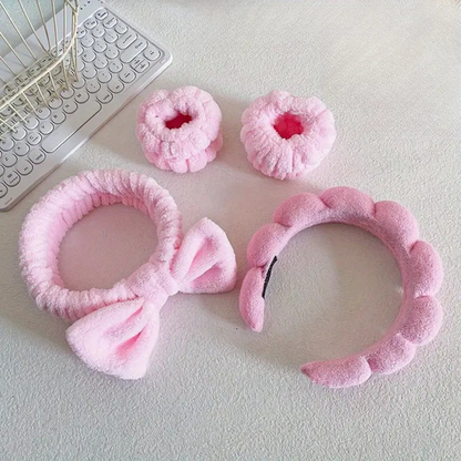 طوق شي إن + هاند باند شي ان+ هيد باند شي إن | SHEIN Head & Hair Band Set