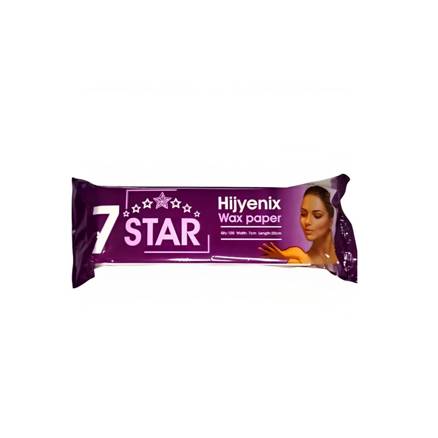 شرائط شمع لإزالة الشعر Seven STAR – 100 قطعة | Hair Removal Wax Strips
