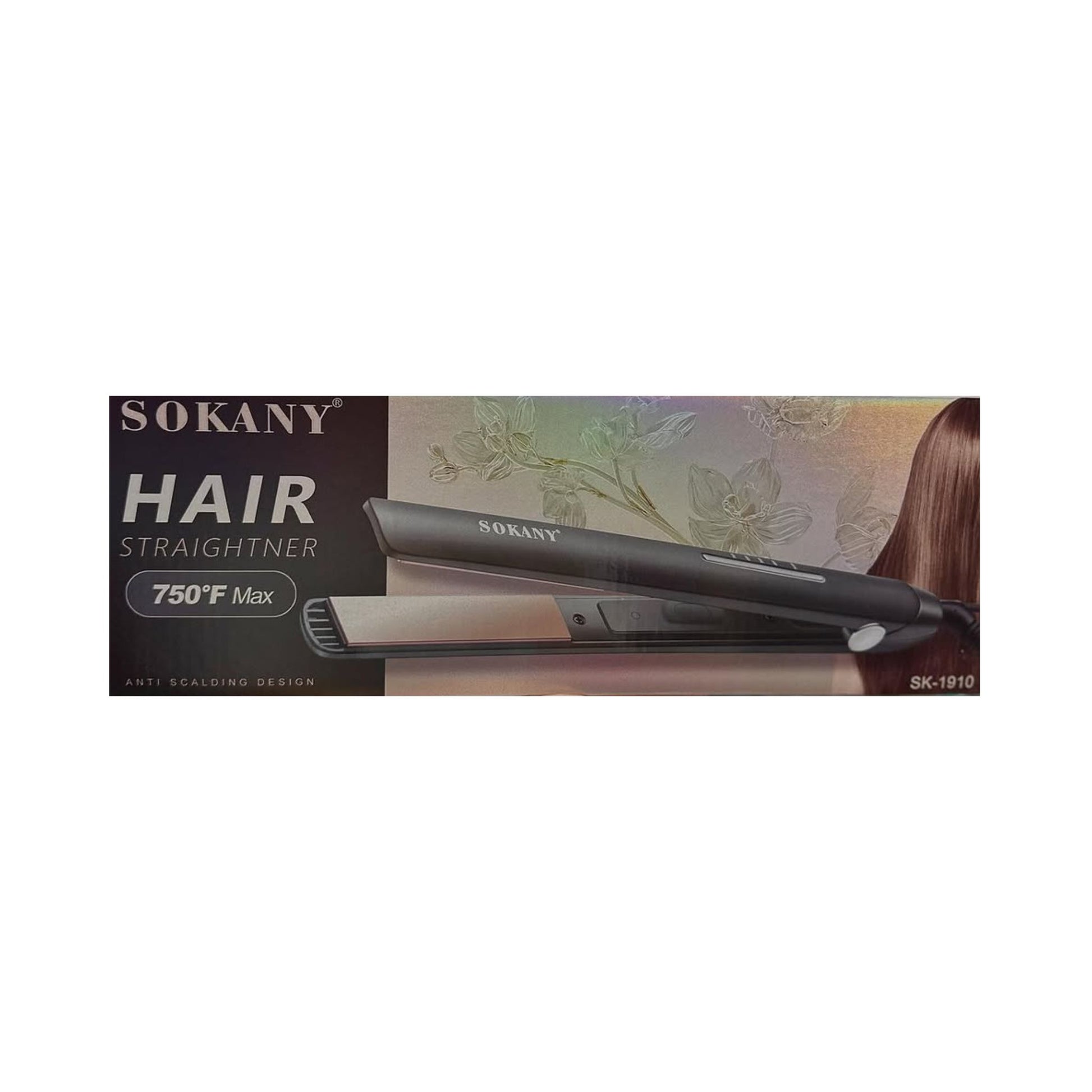 فرش حرارية سوكاني | Sokany Thermal Brushes SK-1910 Professional Hair Straightenerr