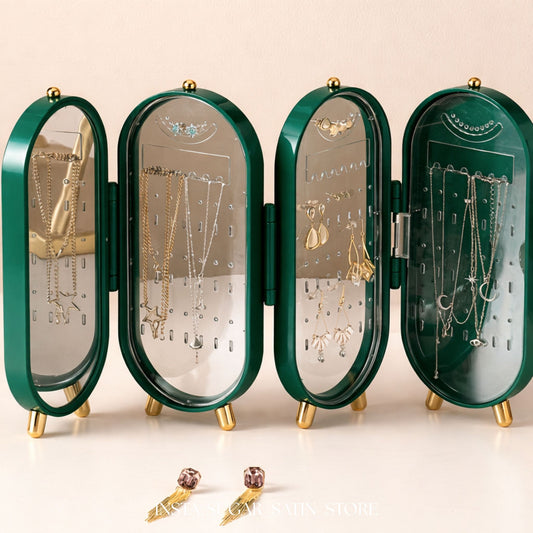 منظم مجوهرات بـ 4 واجهات عرض | 4-Sided Jewelry Organizer